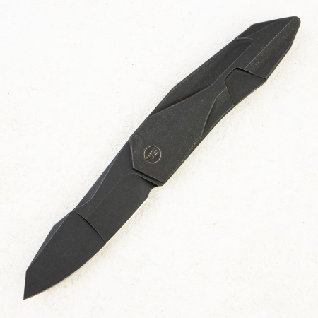 Нож WE Knife Solid, CPM 20CV, Titanium Black