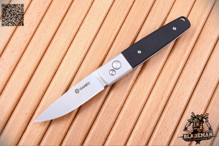 Нож Ganzo G7211, Satin, черный - купить в интернет-магазине Blademan