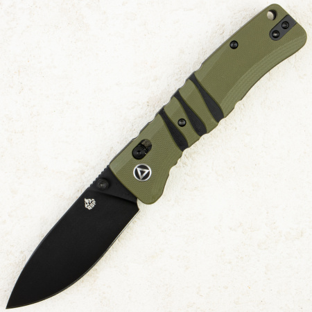 Нож QSP Ripley, Black 14C28N, G10 Olive/Black, QS160-C2