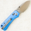 Нож CIVIVI Baby Banter 2, Satin Nitro-V, Aluminum Blue Handle, C23074-1