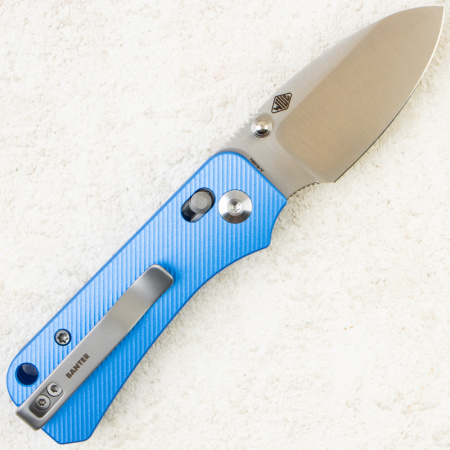 Нож CIVIVI Baby Banter 2, Satin Nitro-V, Aluminum Blue Handle, C23074-1