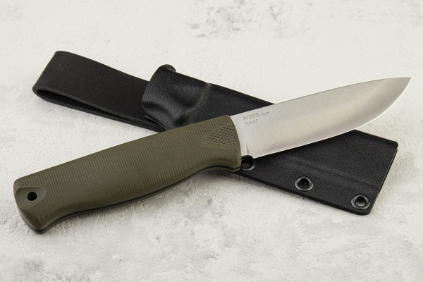 Нож OWL Hoot F, M390 Cryo, G10 Олива, Kydex Classic - купить в интернет-магазине Blademan