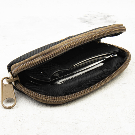 Нож QSP Harpyie, S35VN, Carbon Fiber/G10 Black, QS129-A