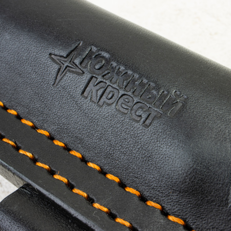 Нож Южный Крест Кефарт, VG10, Конвекс, Микарта Изумруд, Насечка