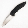 Нож Brous Blades Bionic Flipper, D2 Satin, Aluminium Black, BRB50