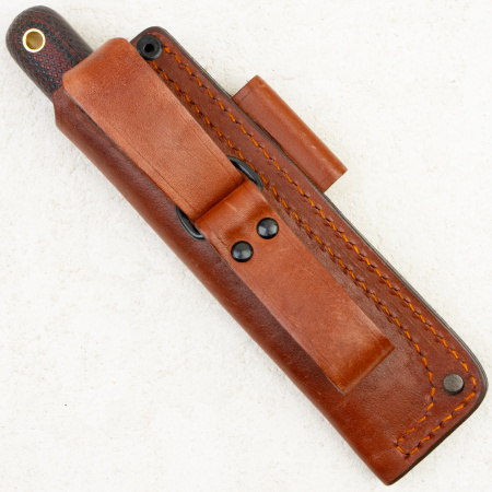 Нож Южный Крест Кефарт mini, VG10, Конвекс, Микарта Красно-Черная, Насечка