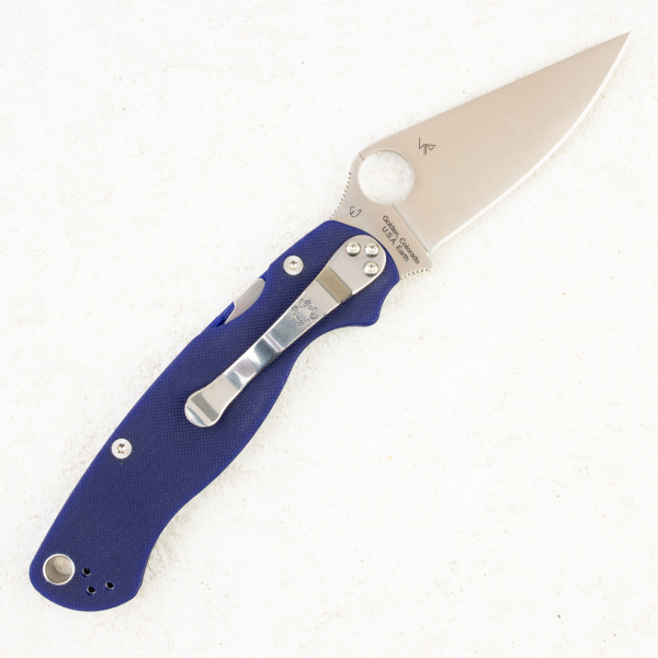 Нож Spyderco Para Military 2, CPM S110V, G10 Dark Blue, C81GPDBL2