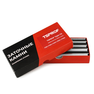 Камни для заточки TSPROF Профиль CS, на бланках (5 шт), TS-SH1701000 Камни для заточки TSPROF Профиль CS, на бланках (5 шт), TS-SH1701000