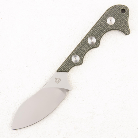 Шейный нож QSP Neckmuk, D2, Micarta Green, QS125-F