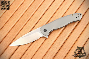 Нож WE Knife Kitefin 2001H, S35VN, 6AL4V Titanium - складной туристические ножи из стали