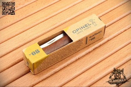 Нож Opinel №8, Нержавеющая сталь, Орех, Коробка - купить в интернет-магазине Blademan