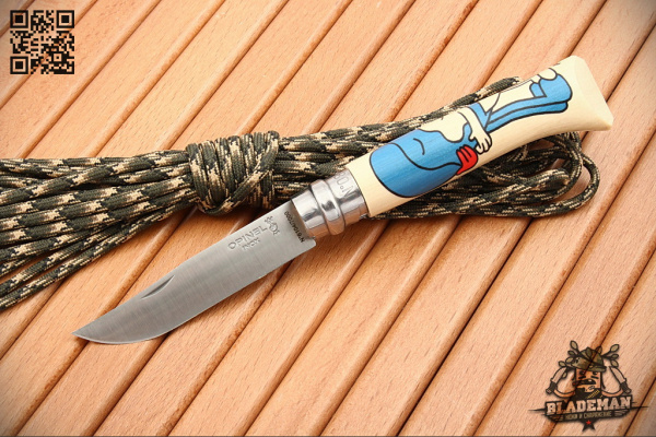 Нож Opinel №8, Edition France by Jeremyville - купить в интернет-магазине Blademan