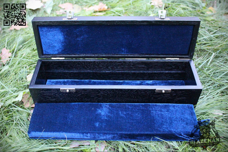 Dubox Шкатулка из Дуба с двойным дном, Синий - купить в интернет-магазине Blademan