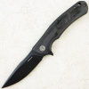Нож Petrified Fish Warrior, Black Stonewashed, K110, Carbon Black Handle, PF949CDW Нож Petrified Fish Warrior, Black Stonewashed, K110, Carbon Black Handle, PF949CDW