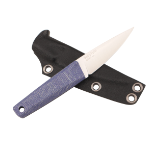Нож OWL Baby Tyto, N690 Cryo, Micarta Jeans Purple Handle, Kydex