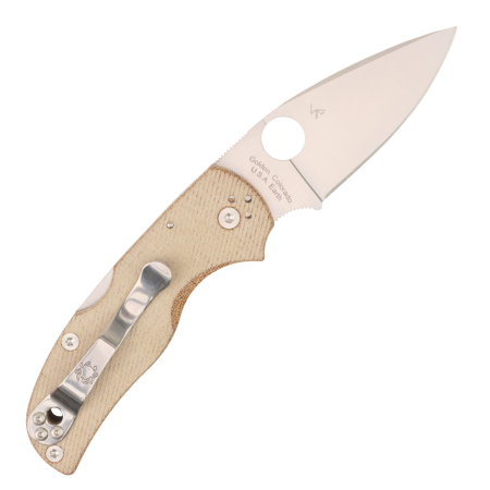Нож Spyderco Native 5, CPM Cru-Wear, Canvas Micarta Brown Handle, C41MPCW5