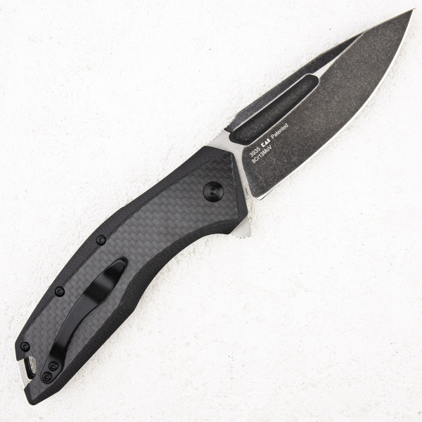 Нож Kershaw Flourish, 8Cr13MoV, G10/Carbon Fiber Black, 3935