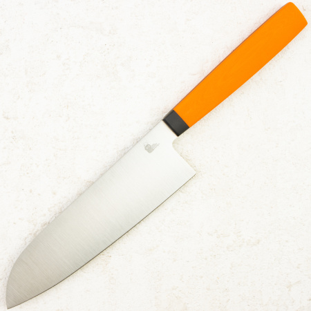 Нож Сантоку OWL SA160 F, N690 Cryo, G10 Orange