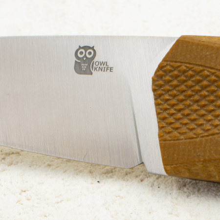 Нож OWL Tyto F, ELMAX, G10 Sand, Kydex