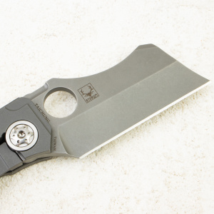 Нож Spyderco Stovepipe, CPM 20CV, Titanium Handle, C260TIP Нож Spyderco Stovepipe, CPM 20CV, Titanium Handle, C260TIP