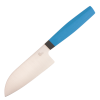 Нож мини Сантоку OWL SA110, N690 Cryo, G10 Blue Handle