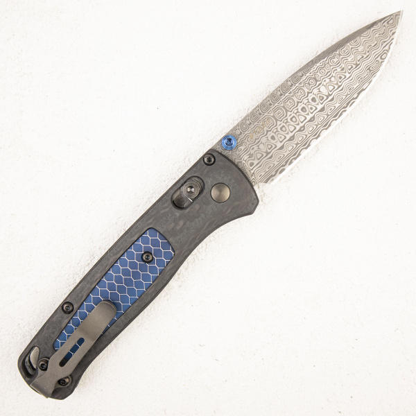 Нож Benchmade Bugout 535 Gold Class, Damascus, Carbon - складной туристические ножи из стали