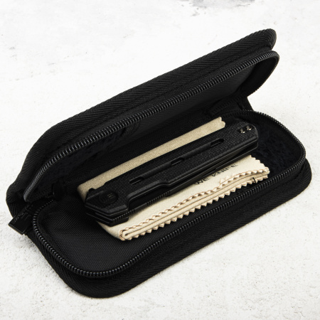 Нож WE Knife Navo, CPM 20CV, Micarta Black Canvas/Titanium - купить в интернет-магазине Blademan