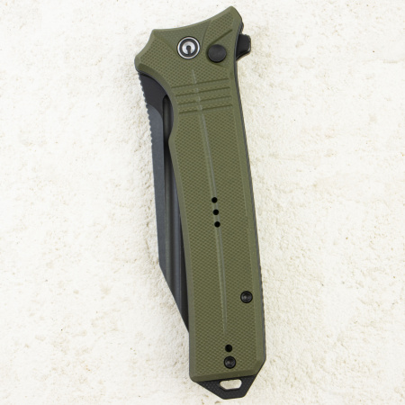 Нож CIVIVI Neurohaptic, Black Stonewashed Nitro-V, G10 Green Handle, C23080-3