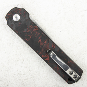 Нож QSP Lark, 14C28N, Red Shredded Carbon Fiber/G10 - складной туристические ножи из стали Нож QSP Lark, 14C28N, Red Shredded Carbon Fiber/G10 - складной туристические ножи из стали