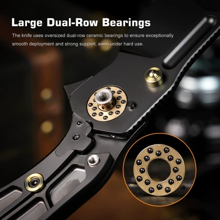 Нож Remette TwoFace, M390, Titanium Black Handle, DSTF-D