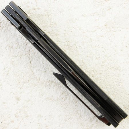 Нож WE Knife Brr15, Polished Gray, M390, Gray Titanium/ Shredded Carbon Fiber Handle, WE24007-3 Нож WE Knife Brr15, Polished Gray, M390, Gray Titanium/ Shredded Carbon Fiber Handle, WE24007-3