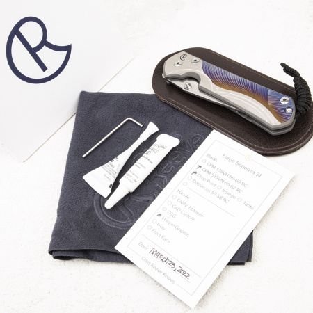 Нож Chris Reeve Large Sebenza 31 Unique Graphic, S45VN, Titanium Нож Chris Reeve Large Sebenza 31 Unique Graphic, S45VN, Titanium - купить в интернет-магазине Blademan