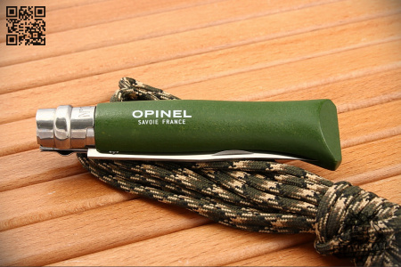 Нож Opinel №8 Trekking, Нержавеющая сталь, Хаки - купить в интернет-магазине Blademan