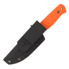 Нож HOT Knife Hoot, Cerakote Dark Earth, D2, G10 Orange Handle, Kydex