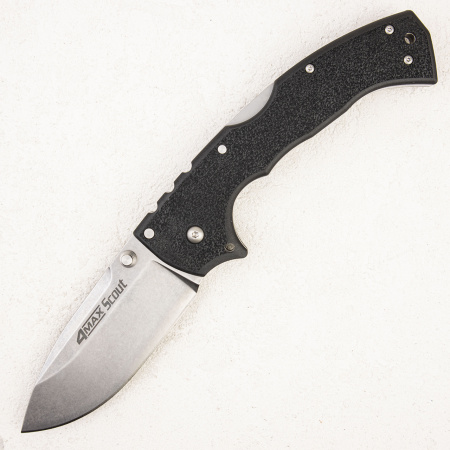 Нож Cold Steel 4-Max Scout, AUS-10A, Grive-Ex Black, CS62RQ Нож Cold Steel 4-Max Scout, AUS-10A, Grive-Ex Black, CS62RQ - купить в интернет-магазине Blademan