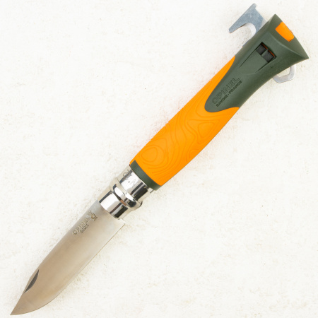 Нож Opinel №12 Explore, XC90, Plastic/Rubber Orange, 1974