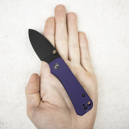 Нож CIVIVI Baby Banter, Nitro-V Black, G10 Purple
