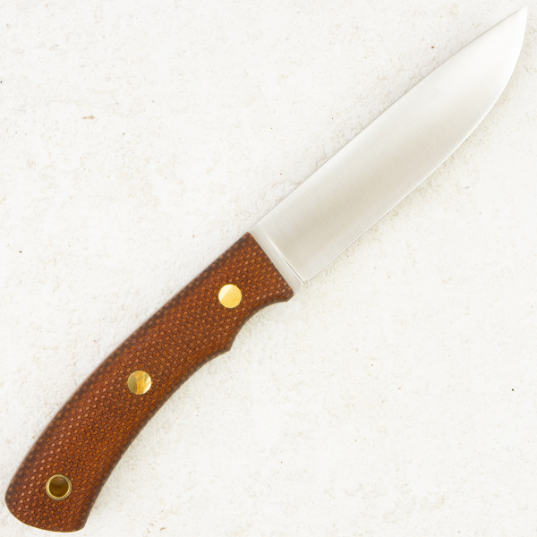 Нож Южный Крест Praiter, Convex, VG-10, Micarta Coyote, Насечка