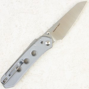 Нож CIVIVI Vision FG with Thumb Stud, Satin Nitro-V, Polished Clear Lexan Handle, C22036-7 Нож CIVIVI Vision FG with Thumb Stud, Satin Nitro-V, Polished Clear Lexan Handle, C22036-7