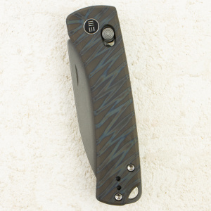 Нож WE Knife Nightblade, Gray Stonewashed CPM 20CV, Titanium Tiger Stripe Handle, WE22046-3 Нож WE Knife Nightblade, Gray Stonewashed CPM 20CV, Titanium Tiger Stripe Handle, WE22046-3