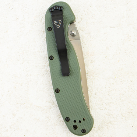 Нож Ontario Rat 1, D2, Satin, Olive Nylon, 8867OD Нож Ontario Rat 1, D2, Satin, Olive Nylon, 8867OD