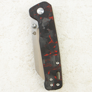 Нож QSP Penguin V2, D2, G10 Black/Red, QS130-F1 Нож QSP Penguin V2, D2, G10 Black/Red, QS130-F1