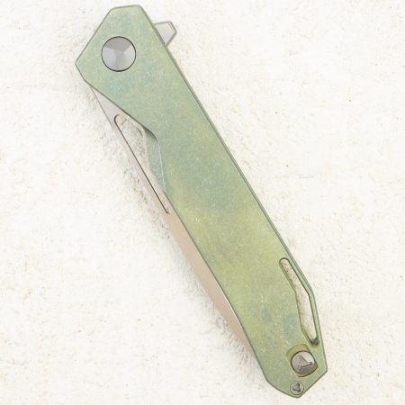Mr.Blade Keeper, M390 Satin, Titanium Green Mr.Blade Keeper, M390 Satin, Titanium Green