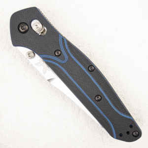 Нож Benchmade Osborne 940-1501, CPM-20CV, G10 Black/Blue - складной туристические ножи из стали Нож Benchmade Osborne 940-1501, CPM-20CV, G10 Black/Blue - складной туристические ножи из стали