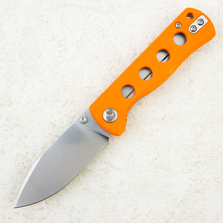 Нож QSP Canary Folder, 14C28N, Orange G10 Handle, QS150-B1