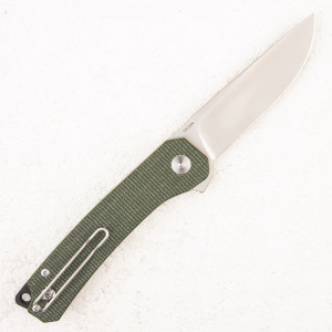 Нож QSP Osprey, 14C28N, Micarta Green - складной туристические ножи из стали