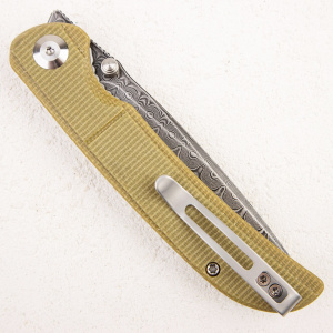 Нож CIVIVI Imperium, Damascus, Micarta Olive, C2107DS-2 Нож CIVIVI Imperium, Damascus, Micarta Olive, C2107DS-2