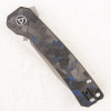Нож QSP Osprey, 14C28N, G10/Shredded Carbon Blue - купить в интернет-магазине Blademan