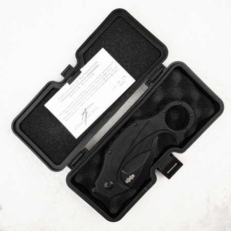 Нож Brous Blades Enforcer, D2 Acid Stonewash, G10 Black, BRB84 Нож Brous Blades Enforcer, D2 Acid Stonewash, G10 Black, BRB84