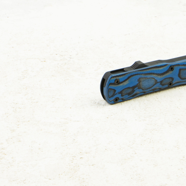 Нож Hogue Counterstrike Auto, CPM 20CV, Aluminum/G-Mascus Black/Blue, 34873